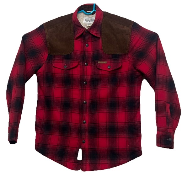 VTG Field & Stream Original Outfitter Small Jacket‎ Red  Lined Cotton, Corduroy - Picture 2 of 7